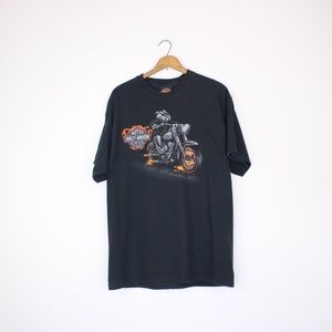 Vintage Black Double-sided Harley Davidson Tee